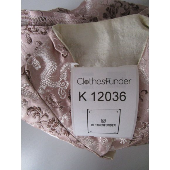 VINTAGE Gigi Clark Satin Embroidered Button Down Vest 90s Blouse - Picture 12 of 12